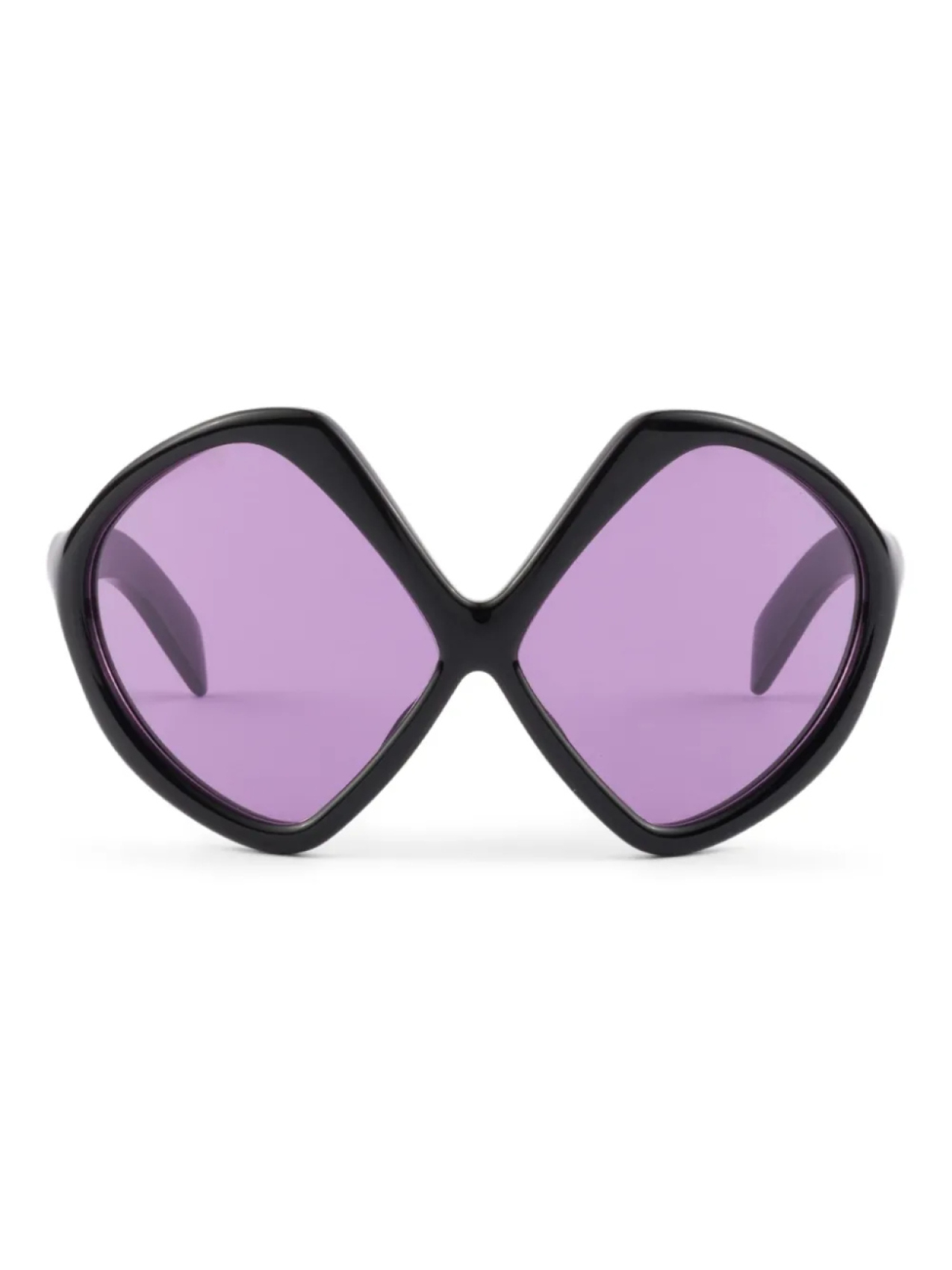 

Солнцезащитные очки для подиума Prada Eyewear, черный