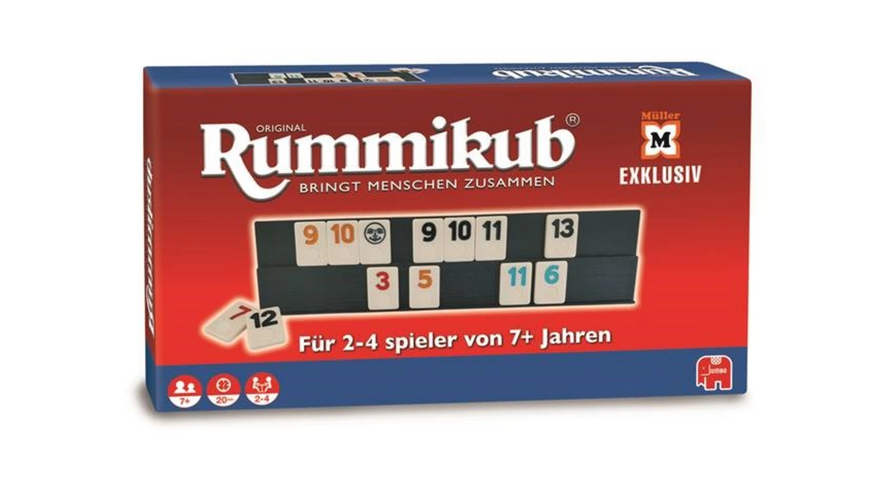

Jumbo Spiele Оригинальный Rummikub Classic эксклюзивно для Müller