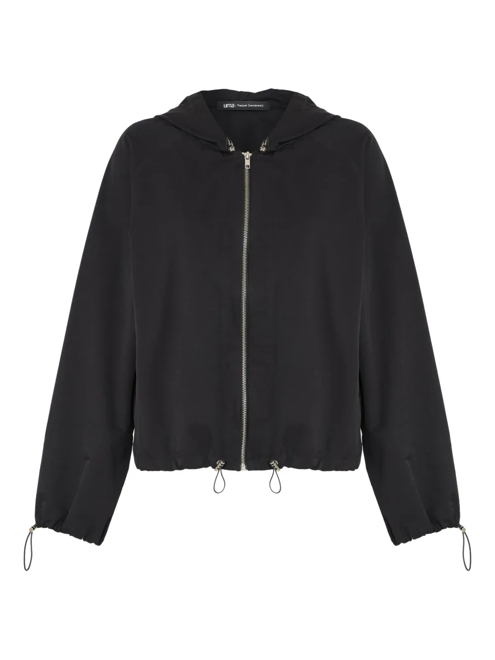 

Куртка с капюшоном и завязками на подоле Uma | Raquel Davidowicz, черный