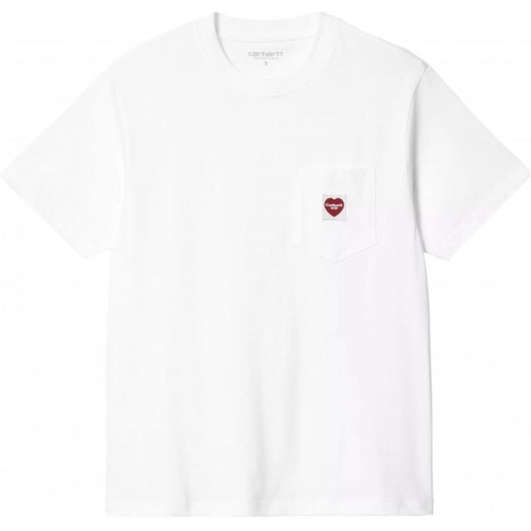 

Футболка S/S с карманом в виде сердца Carhartt WIP, белый