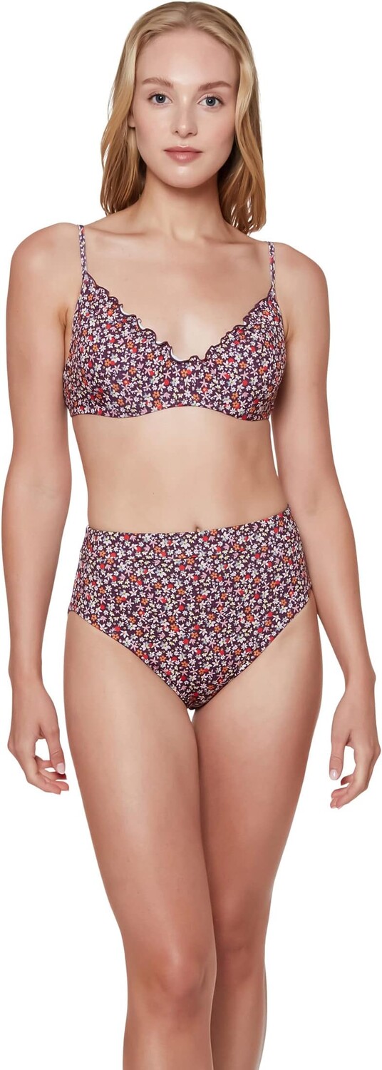 

Плавки Sanctuary Micro Garden Dot Banded High-Rise Bottoms, цвет Retrograde