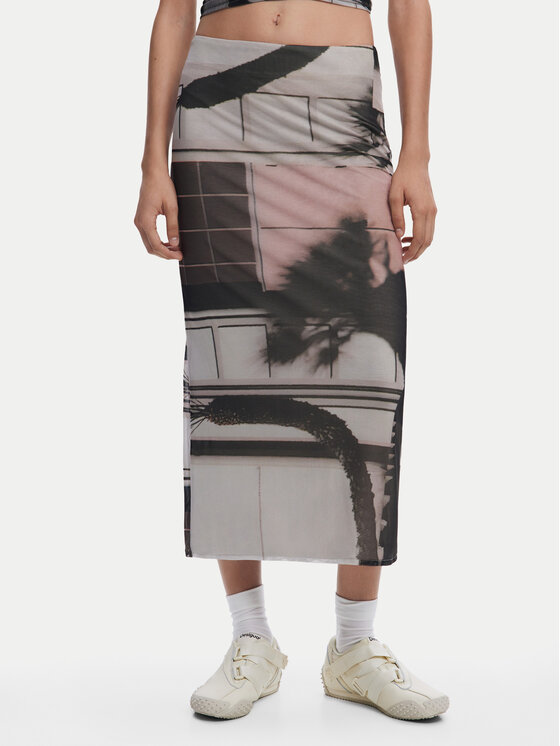 

Юбка из тюля стандартный крой 25SWFK05 Desigual, мультиколор
