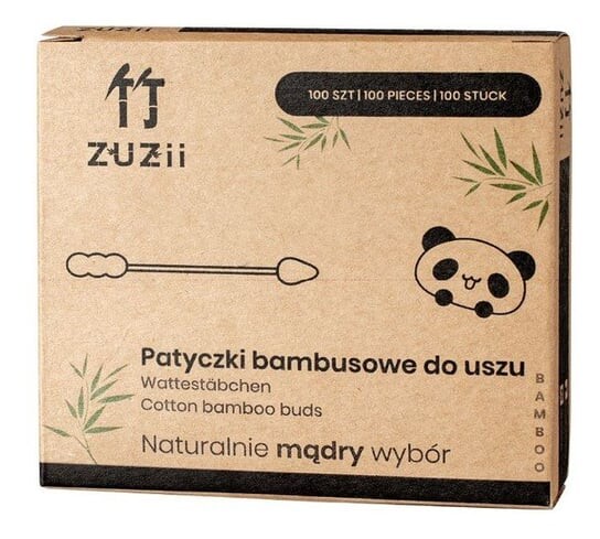 

Бамбуковые ватные палочки, 100 шт. ZUZii