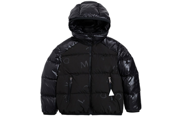 

Детская стеганая куртка Moncler, черный