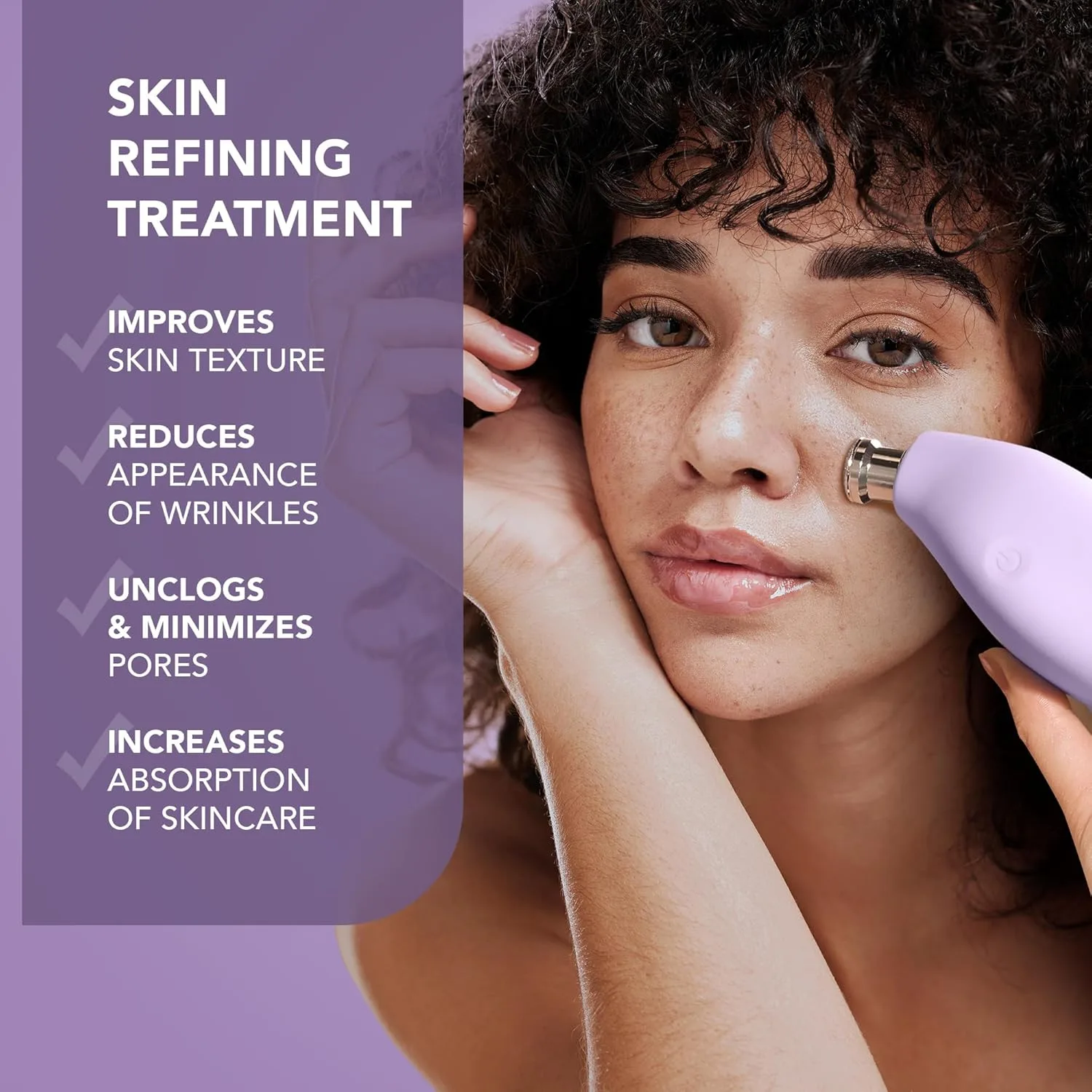 FOREO KIWI derma Машина для микродермабразии, удаление белых и черных точек для лица - инструменты для ухода за кожей - экстрактор черных точек - без пор-стрипов, вакуумный удалитель черных точек, Kiwi Derma — фото 2