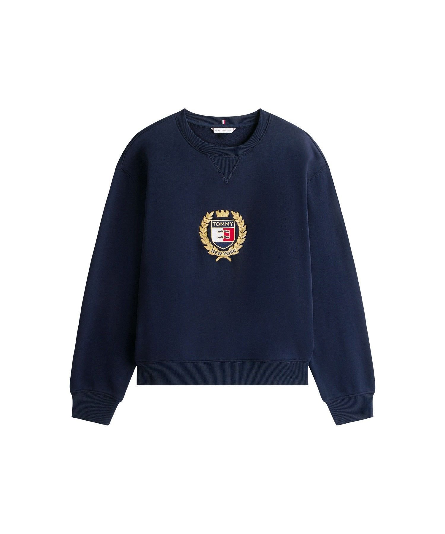 Толстовка Boxy Quest Crew TOMMY HILFIGER, Navy DW5 — фото 4