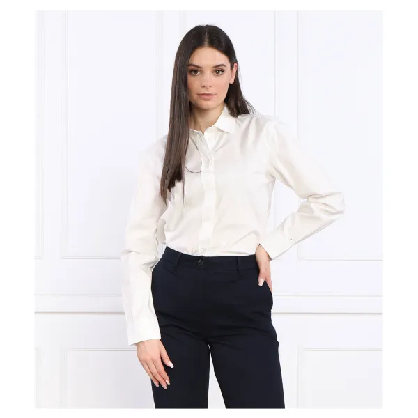 Оксфордская рубашка свободного кроя Tommy Hilfiger, белый — фото 2