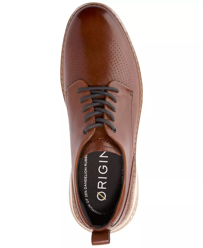 Мужские оксфорды ØriginalGrand Energyweave Perforated Plain Toe Cole Haan, коричневый — фото 4