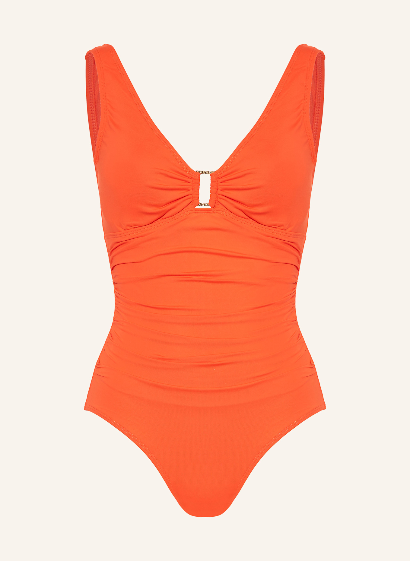 

Купальник на косточках пляжный клуб сплошной Lauren Ralph Lauren, оранжевый