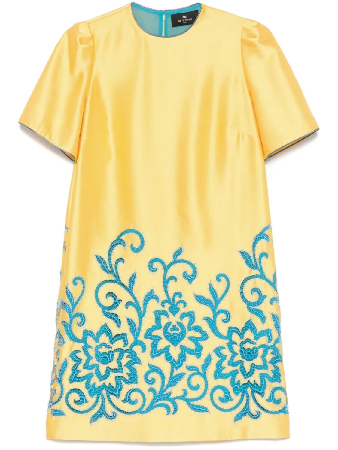

Платье ETRO с вышивкой пейсли, желтый