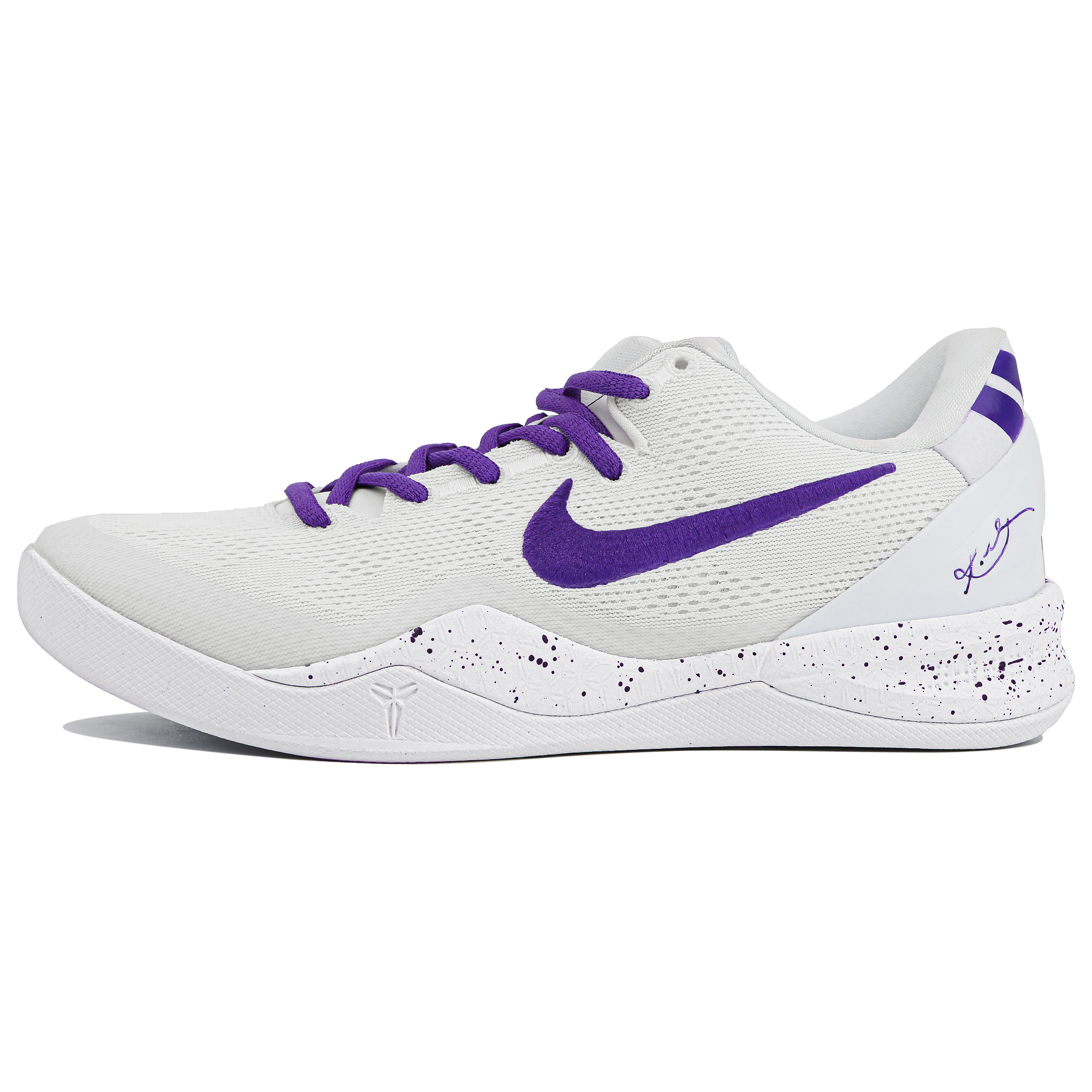 

Баскетбольные кроссовки Kobe 8 Basketball Shoes Unisex Low-top Purple/white Nike