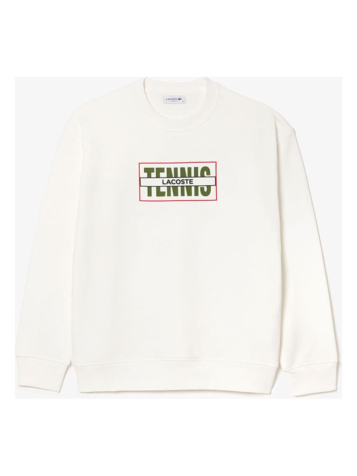 

Lacoste Белая толстовка