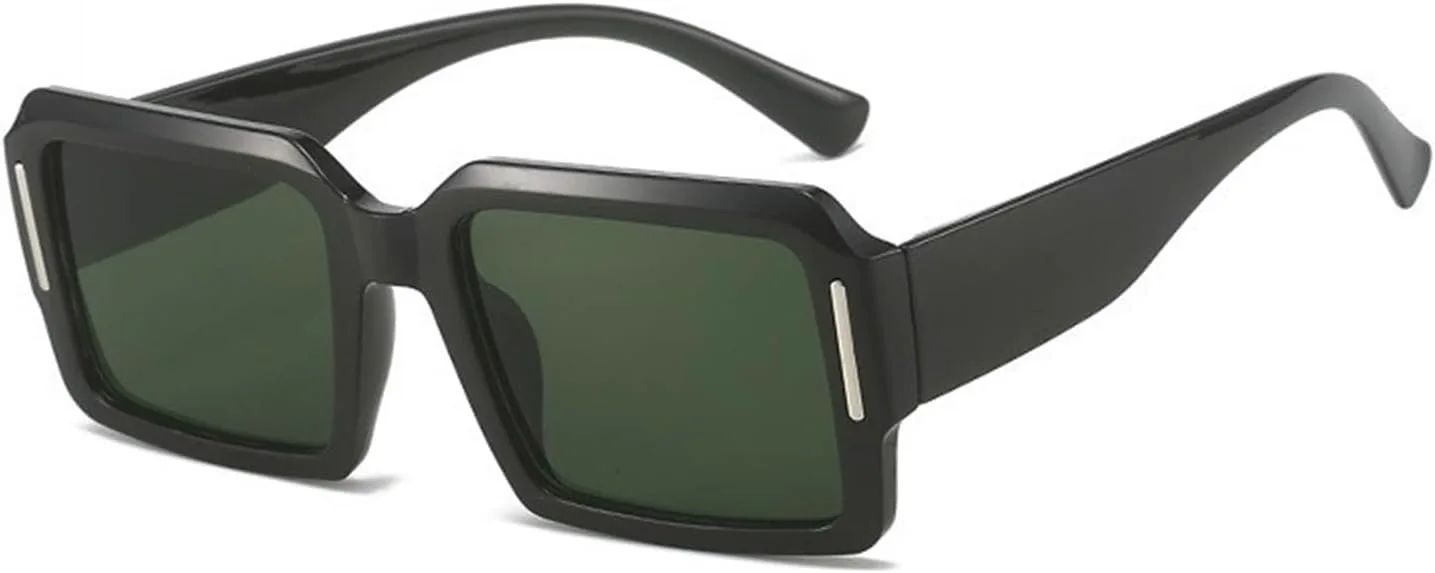 

Мужские солнцезащитные очки в квадратной оправе для активного отдыха на природе, для отпуска и вождения, женские декоративные солнцезащитные очки Generic, Green