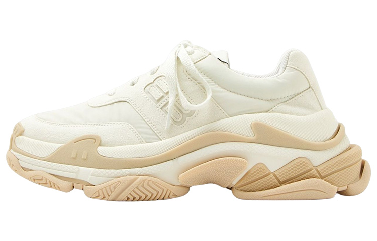 Кроссовки женские Balenciaga Triple S, белый / бежевый