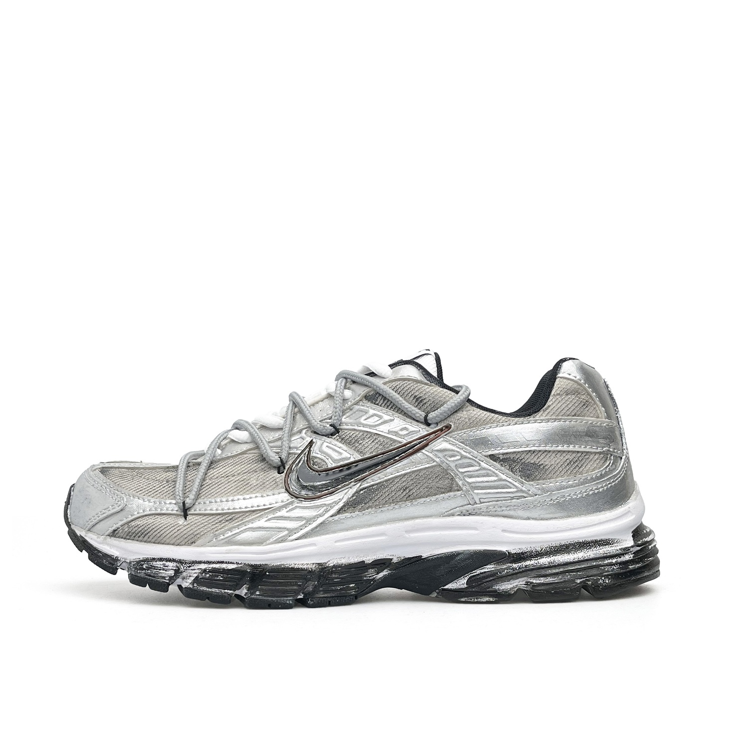 

Nike Износостойкие и легкие низкие кроссовки для городских поездок unisex gray silver