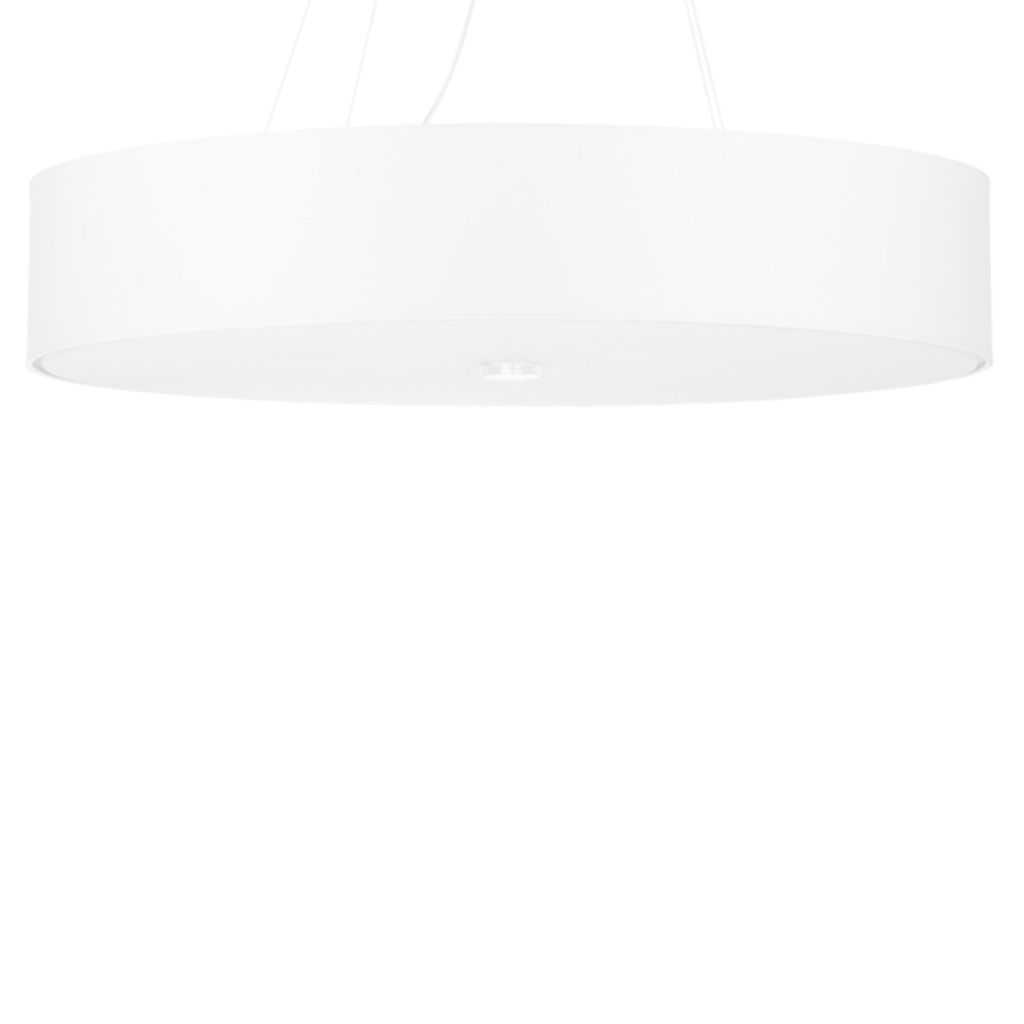 

Люстра SKALA 70 белая 6xE27 60Вт ткань, стекло, сталь 105x70x70см Sollux Lighting