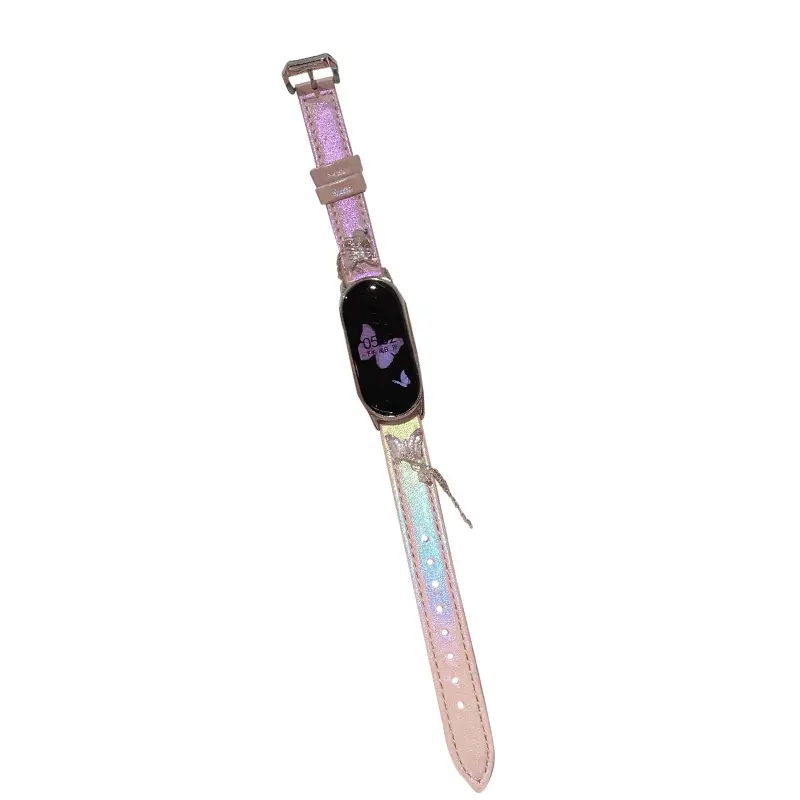 

MSSM Часы Watch Band Xiaomi Compatibility Leather, Shimmer Light Pink