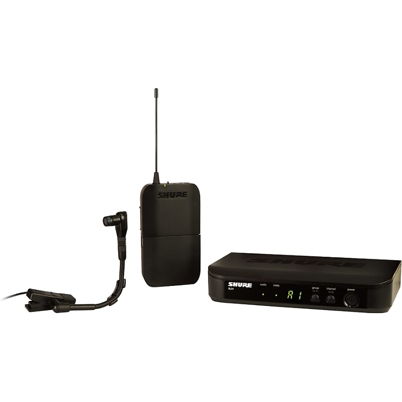 

Микрофон Shure BLX14/B98 Wireless Clip-on Clip-on Instrument Condenser Microphone System