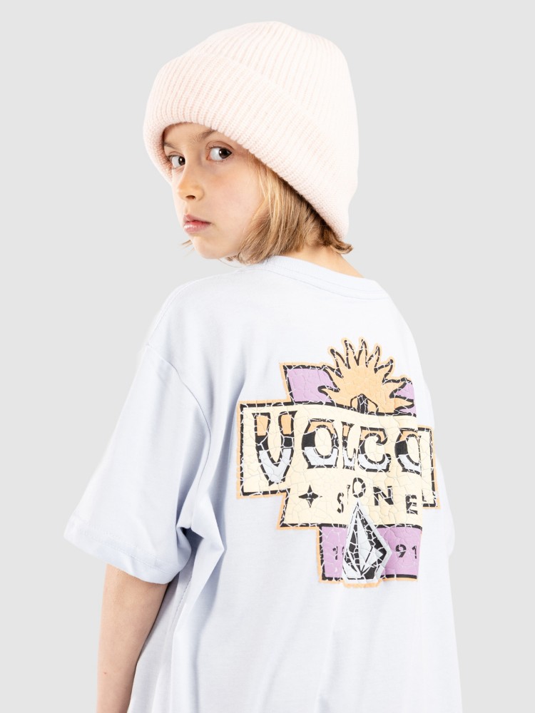 Футболка Volcom Bb Sure Thing Kids T-Shirt, ice blue — фото 3