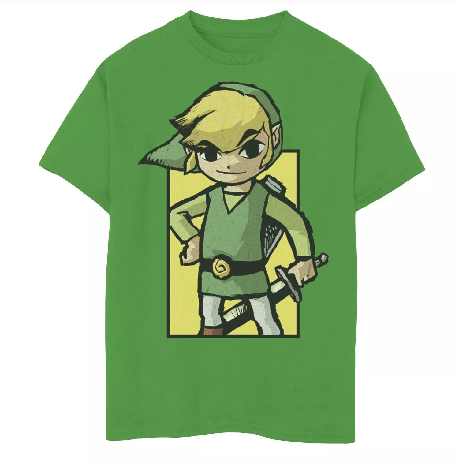 

Футболка с рисунком Nintendo Link Waker Face для мальчиков 8–20 лет Licensed Character