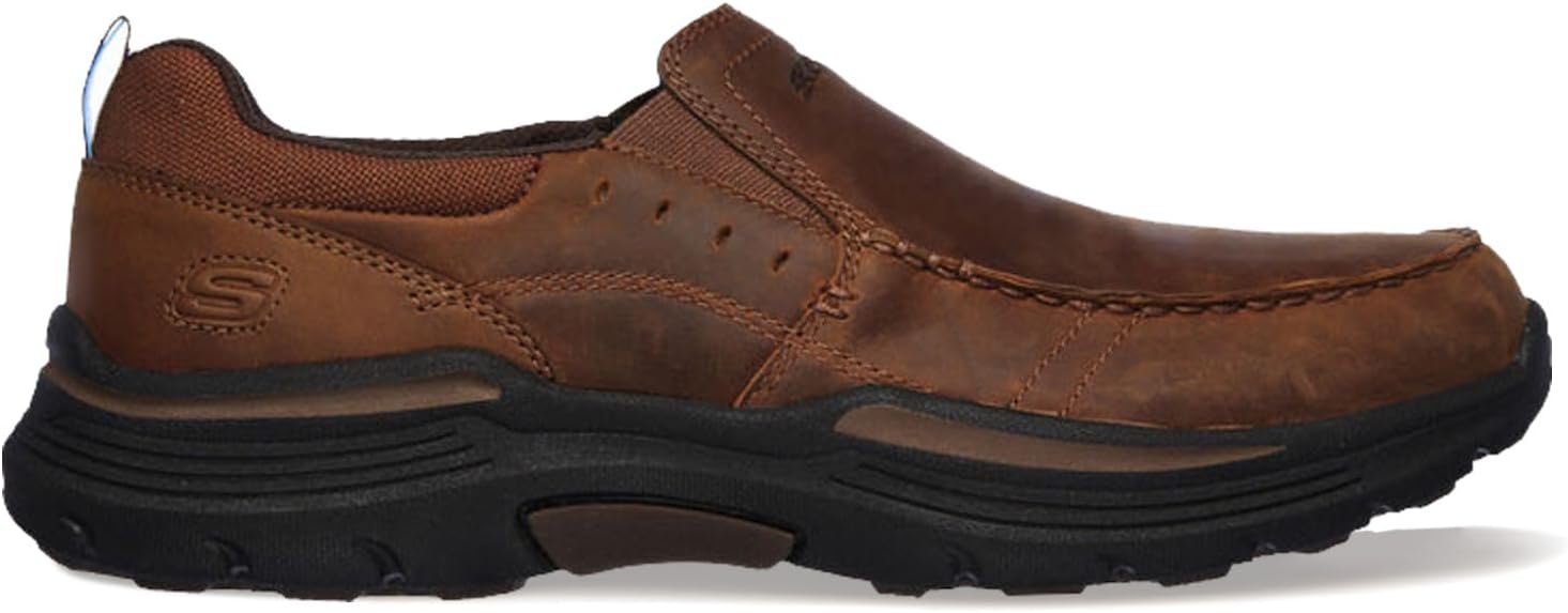 Лоферы Skechers Men's USA Expended - Seveno Moc Toe Leather Slip On — фото 3