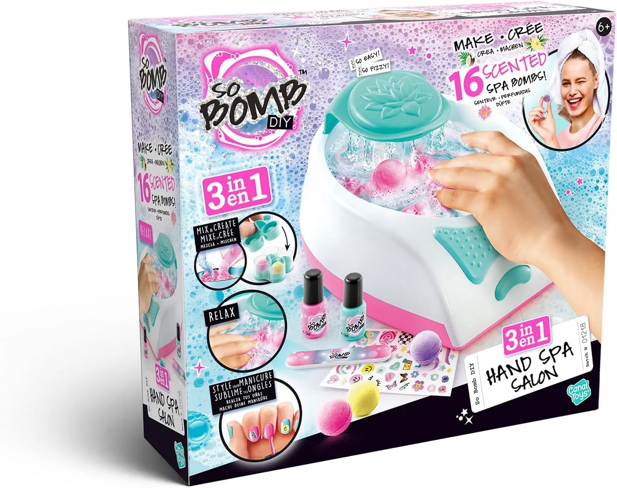 Детский набор для спа-маникюра 3-в-1 So Bomb от Canal Toys Canal Toys