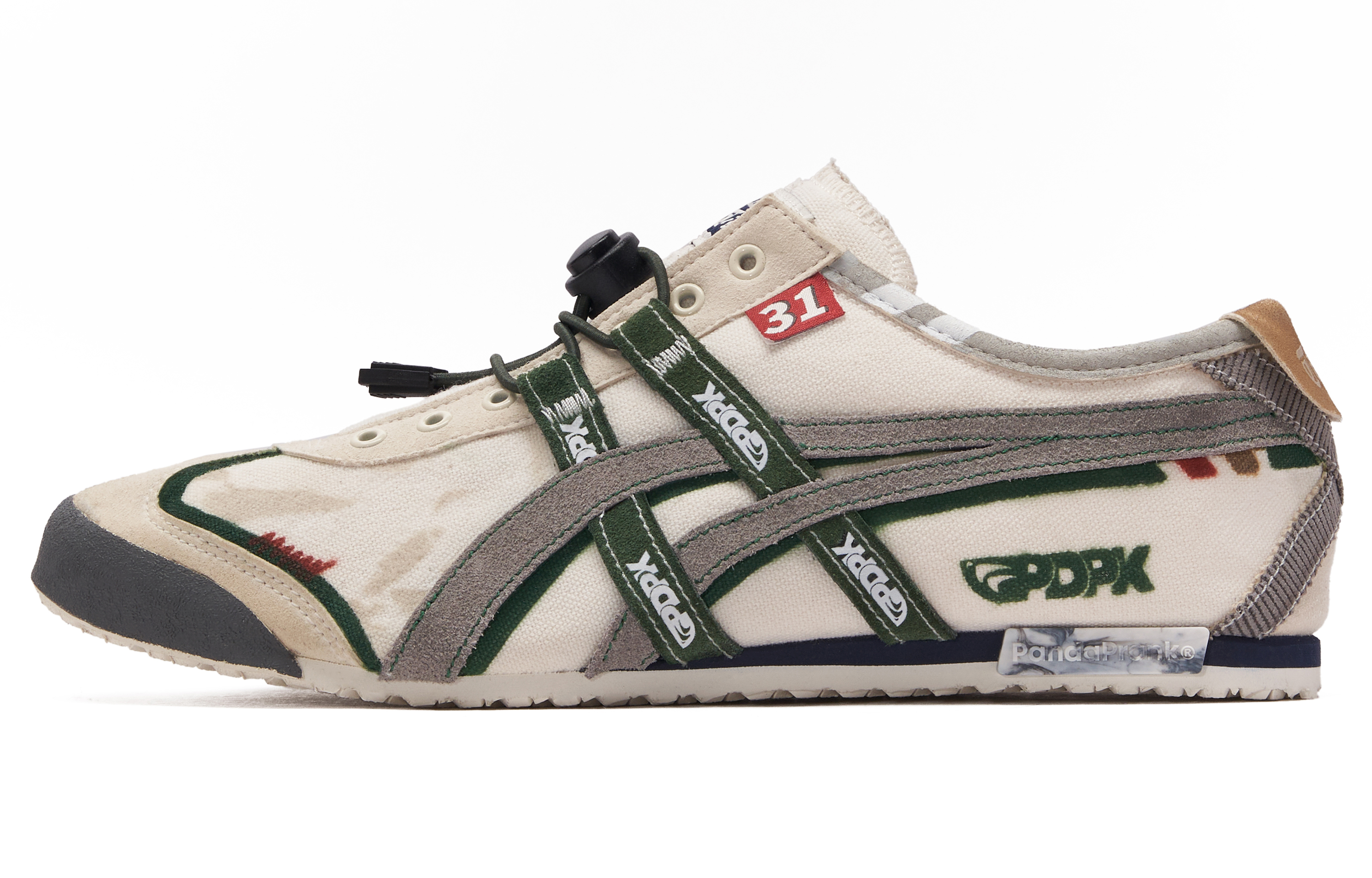 

Кроссовки Onitsuka Tiger Lifestyle Shoes Unisex Low-top Beige/Green/Brown, зеленый