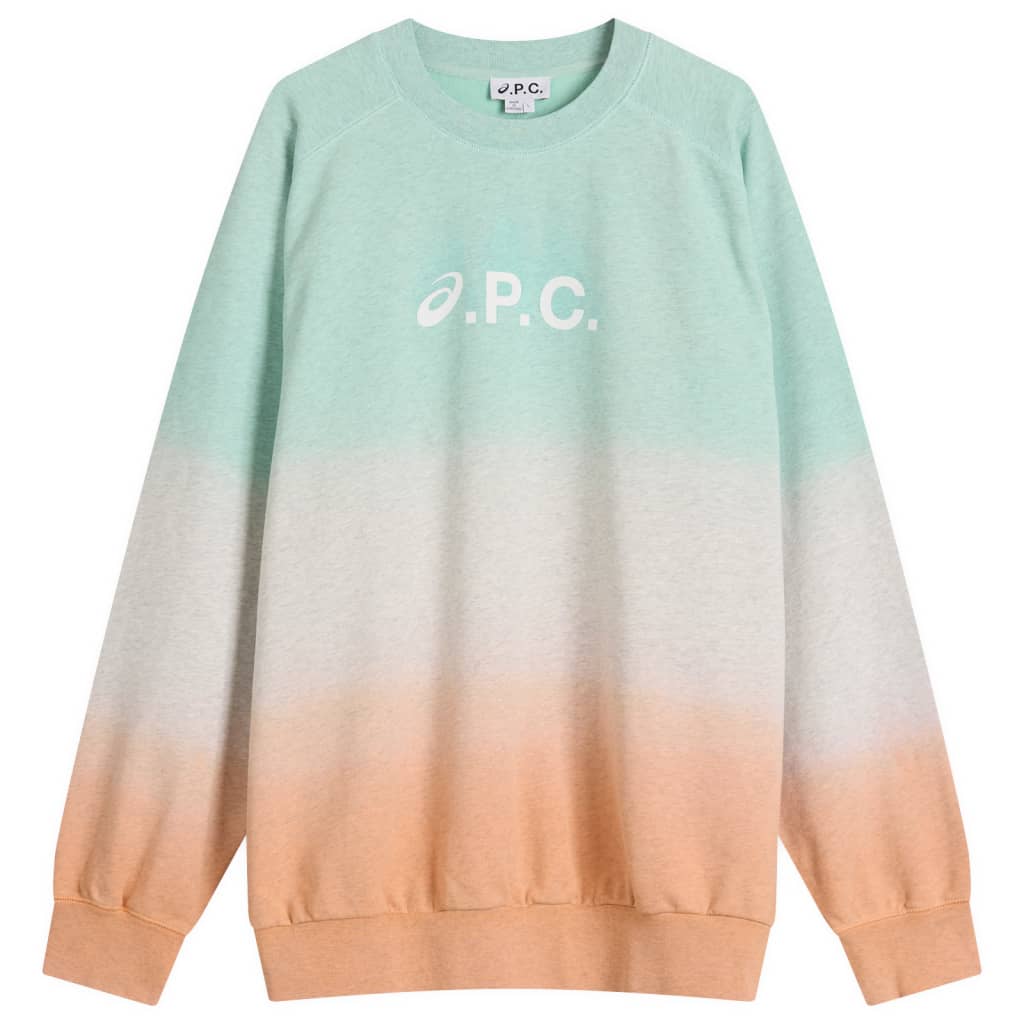 

ASICS Lake Dip Dye Crew свитшот A.P.C., мультиколор