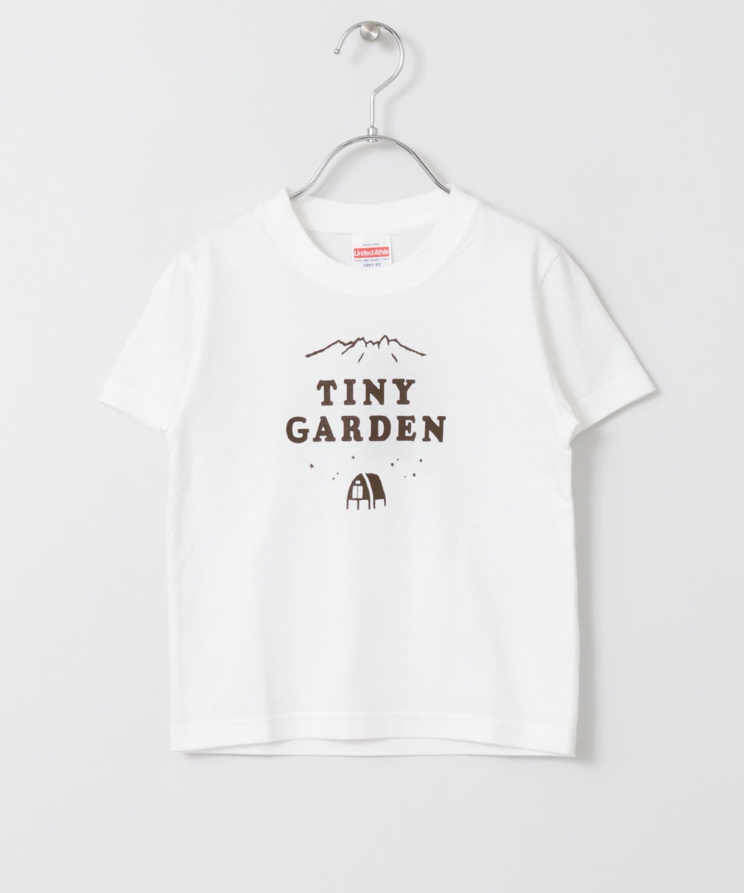 Детская футболка TINY GARDEN EKAL, WHT/BRN
