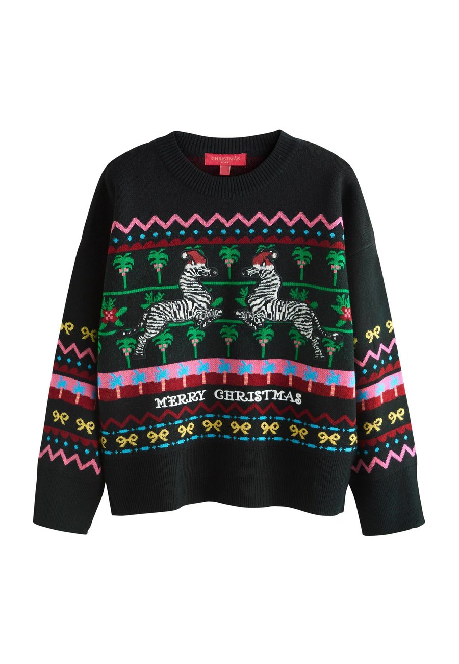 

Джемпер Next Jumper, Black Multi Tropical Zebra/Black