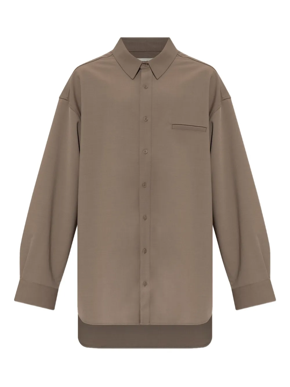 

Рубашка с нагрудным карманом Entire Studios, коричневый