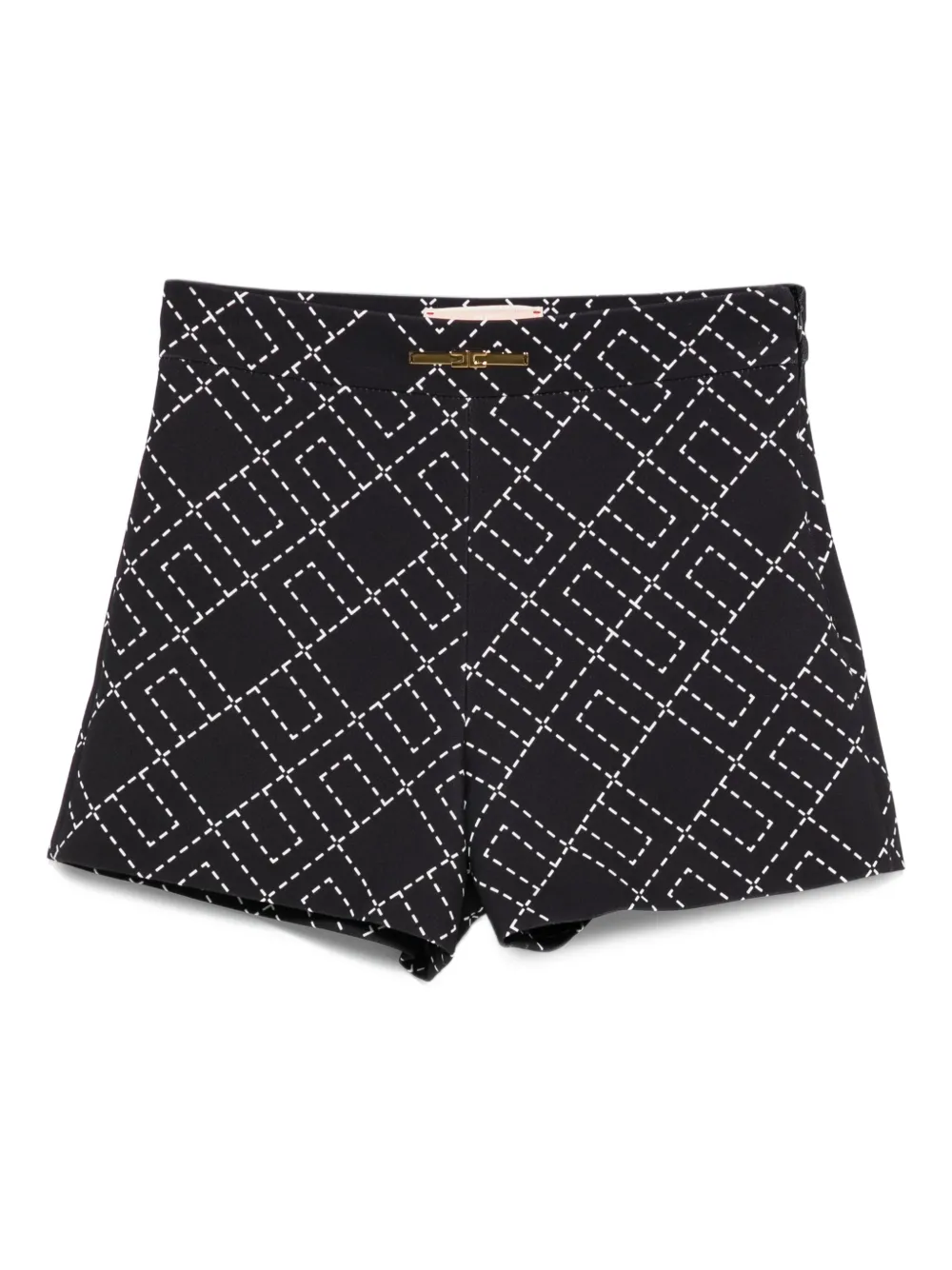 

Шорты с принтом пейсли Elisabetta Franchi Kids, черный