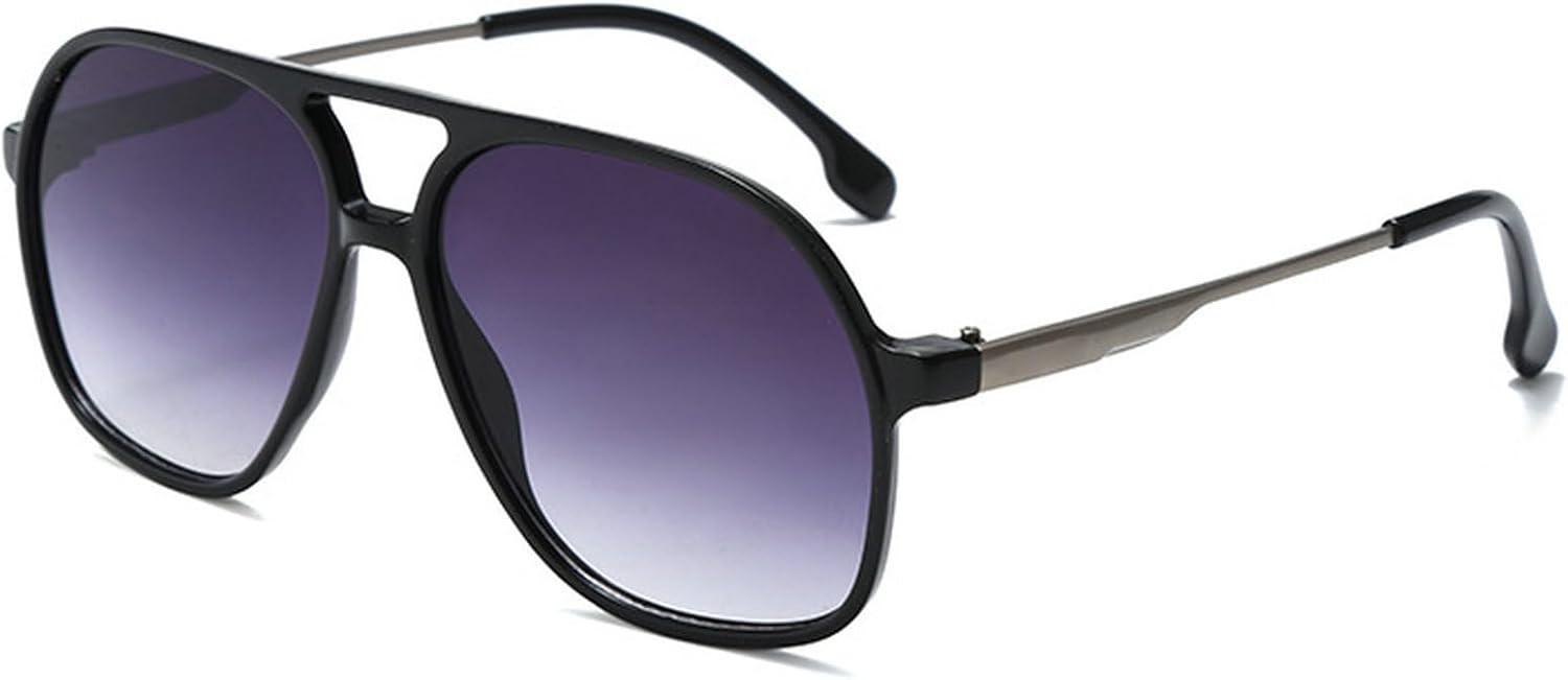 

Ретро-солнцезащитные очки-пилот для женщин и мужчин, большие квадратные солнцезащитные очки, модные женские очки-щитки с градиентным затемнением, защита от УФ-излучения UV400 mincl, Pilot C4