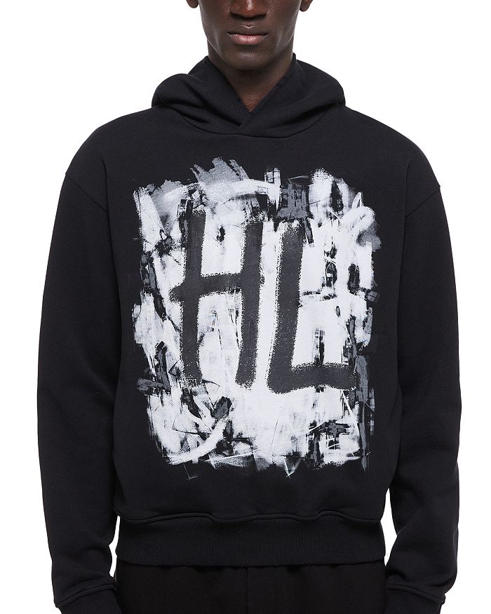 

Графитовый худи Helmut Lang, черный