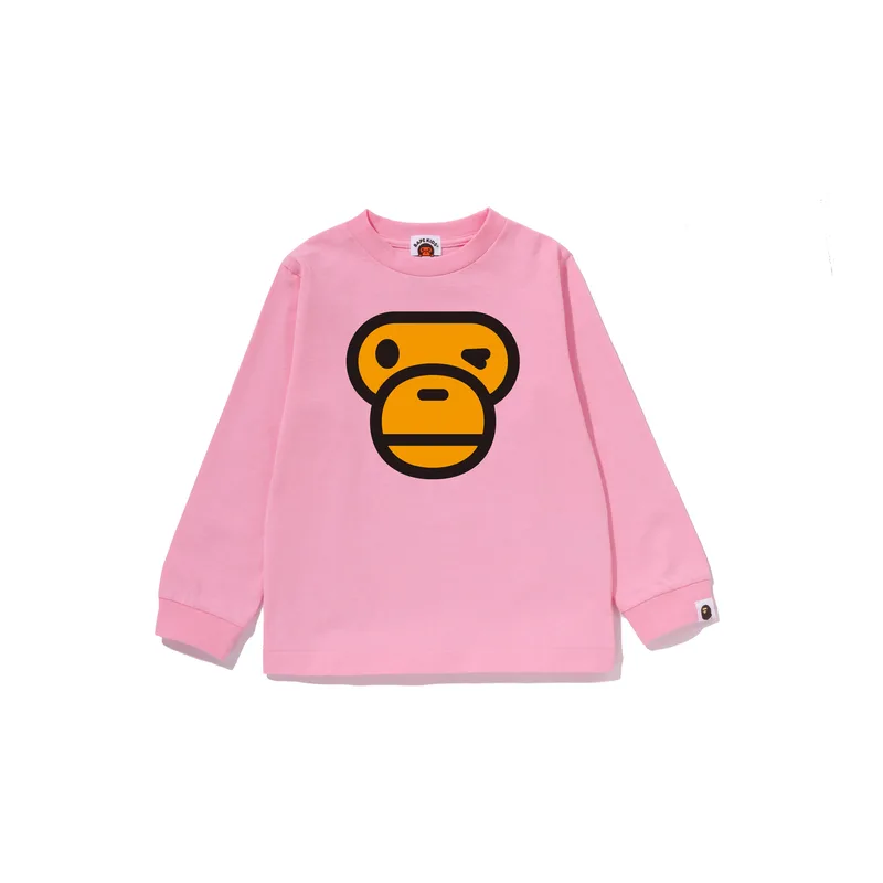 Футболка SS26 для детей 3-7 лет A BATHING APE, Pink PKX