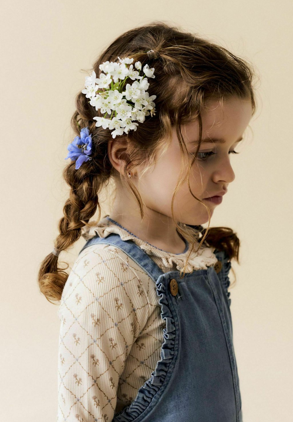 

Комбинезон OVERALL Lil' Atelier, синий деним