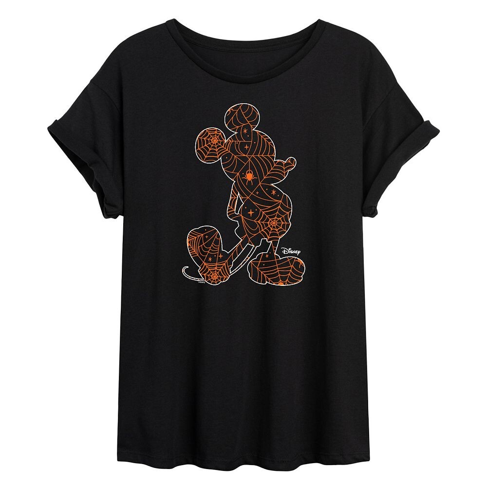 

Детская футболка Disney's Mickey Mouse с струящимся рисунком «Паутина», черный