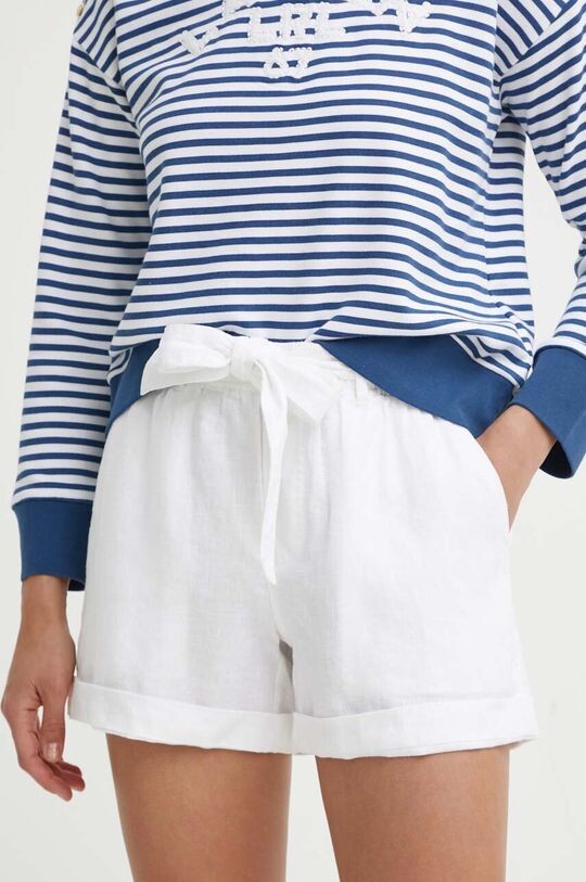 Льняные шорты Polo Ralph Lauren, белый