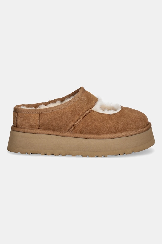 Угги домашние замшевые UGG Bea Mary Jane, коричневый — фото 2