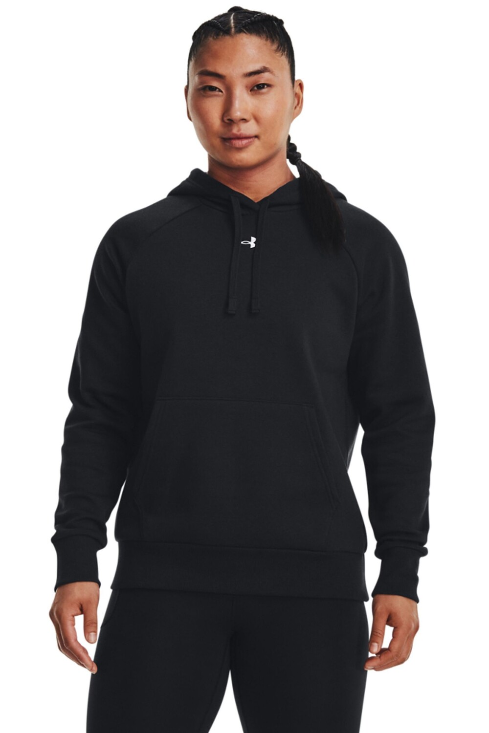 

Черная флисовая толстовка Rival Under Armour, черный