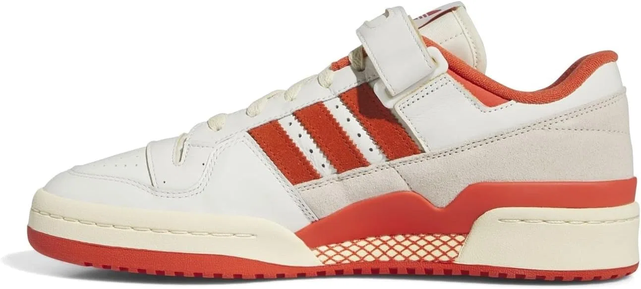 Мужские кроссовки Adidas Forum 84 бело-красного цвета — фото 3
