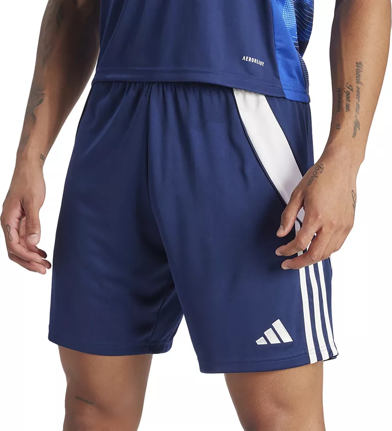 

Мужские шорты Adidas Tiro 24, цвет Team Navy/White