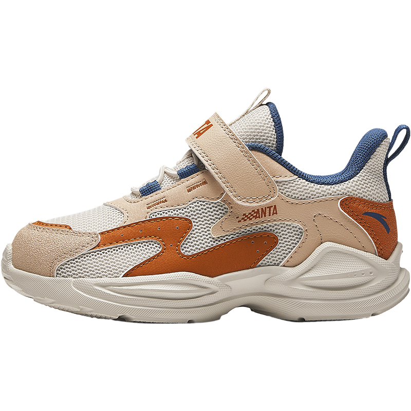 

Детские беговые кроссовки Pre-school Antakids, white limestone/light walnut/gilded