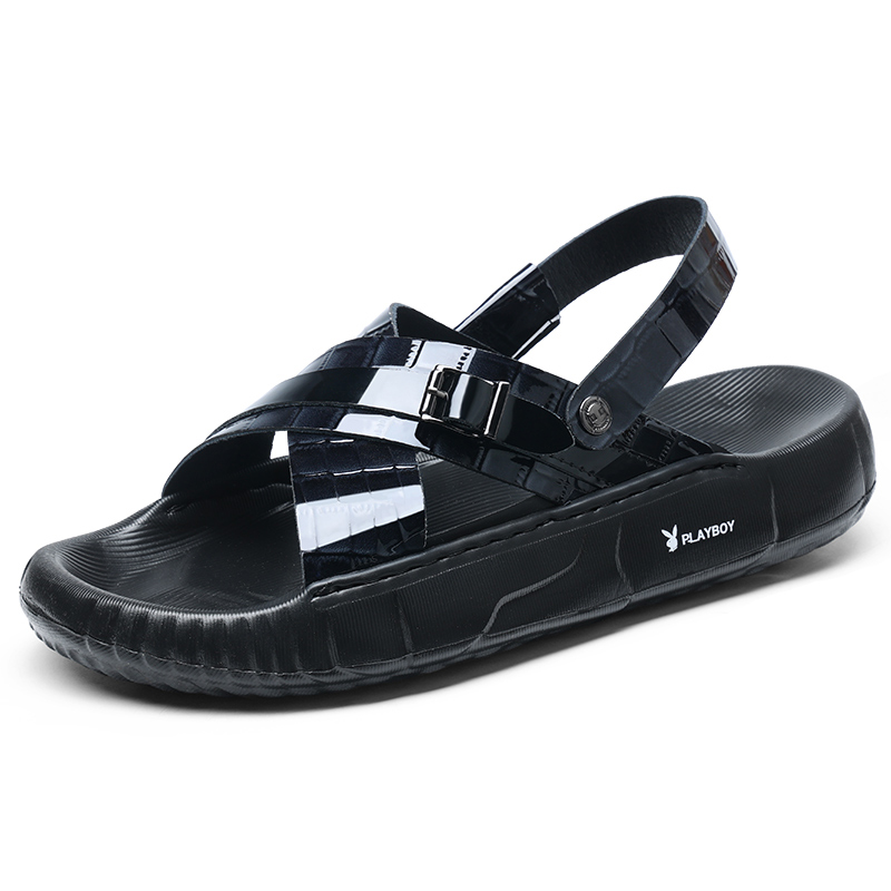 

Пляжные сандалии мужские Playboy, Hhgz-Hh-Yz98175 Black
