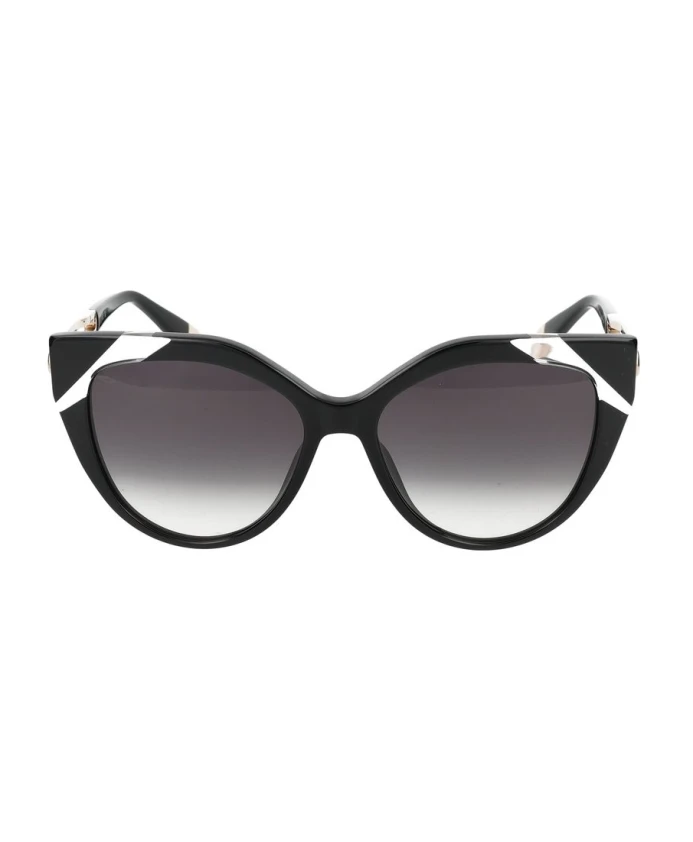 

Черные глянцевые солнцезащитные очки в стиле sfu683 Furla, черный