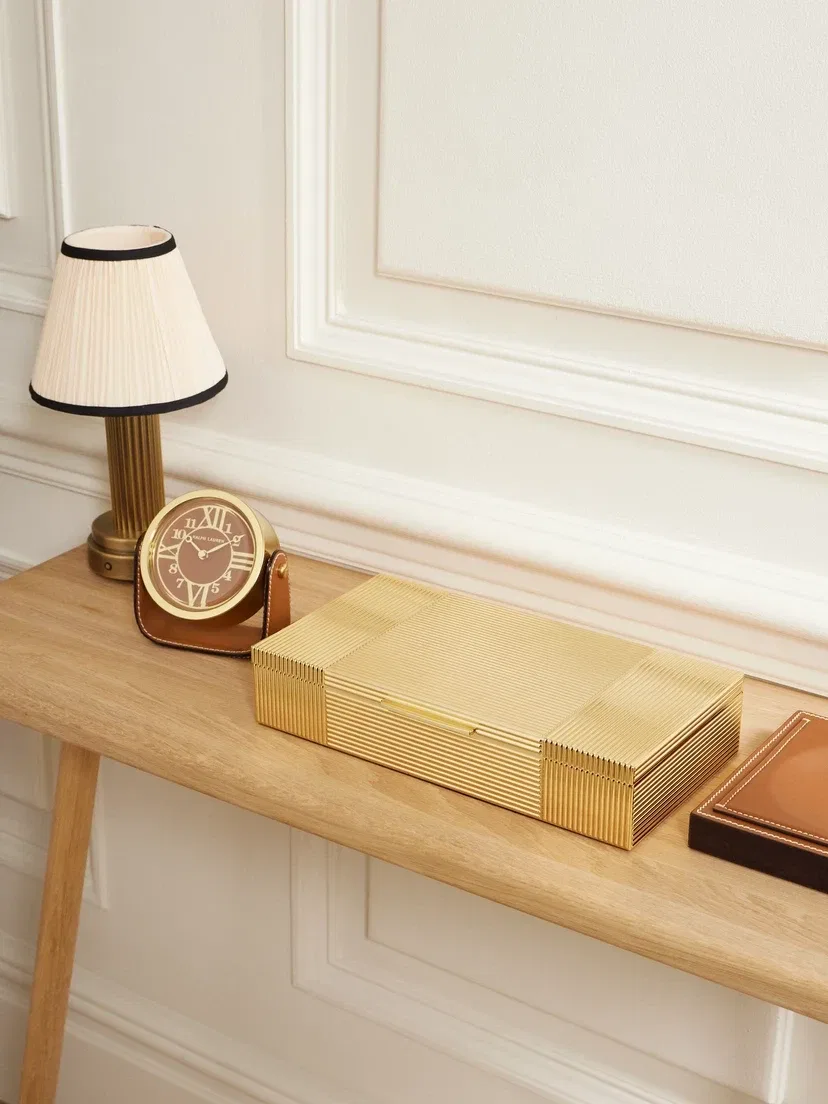 Малая позолоченная шкатулка Luke Ralph Lauren Home, золотой — фото 2
