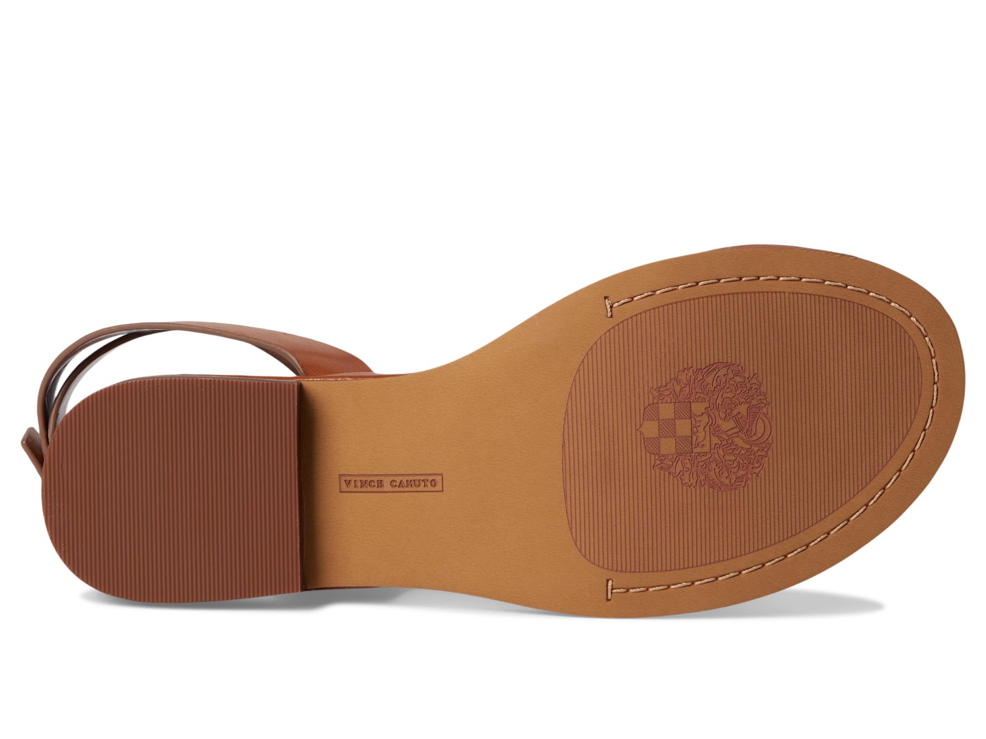Сандалии Vince Camuto Liba Toe Loop Wrap Flat Sandals, Caramello — фото 3