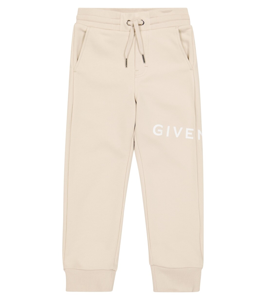 

Спортивные брюки из смесового хлопка с логотипом Givenchy Kids, белый