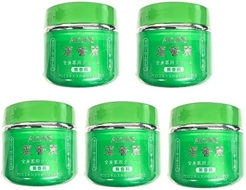 Крем для тела Alloens Rokailei Whole Body Medicated Cream, набор 5 шт., 185 г Aloins Cosmetics