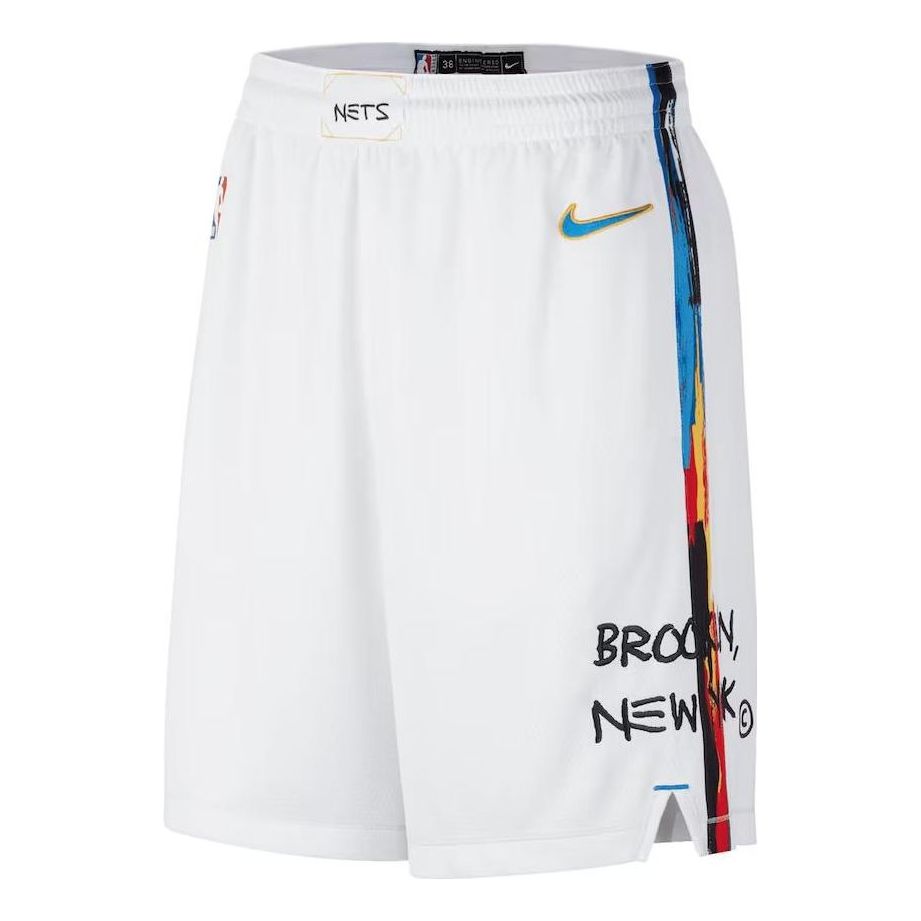 

Шорты Nike Dri-FIT NBA Swingman Jersey 'Brooklyn Nets City Edition' DO9649-100, белый
